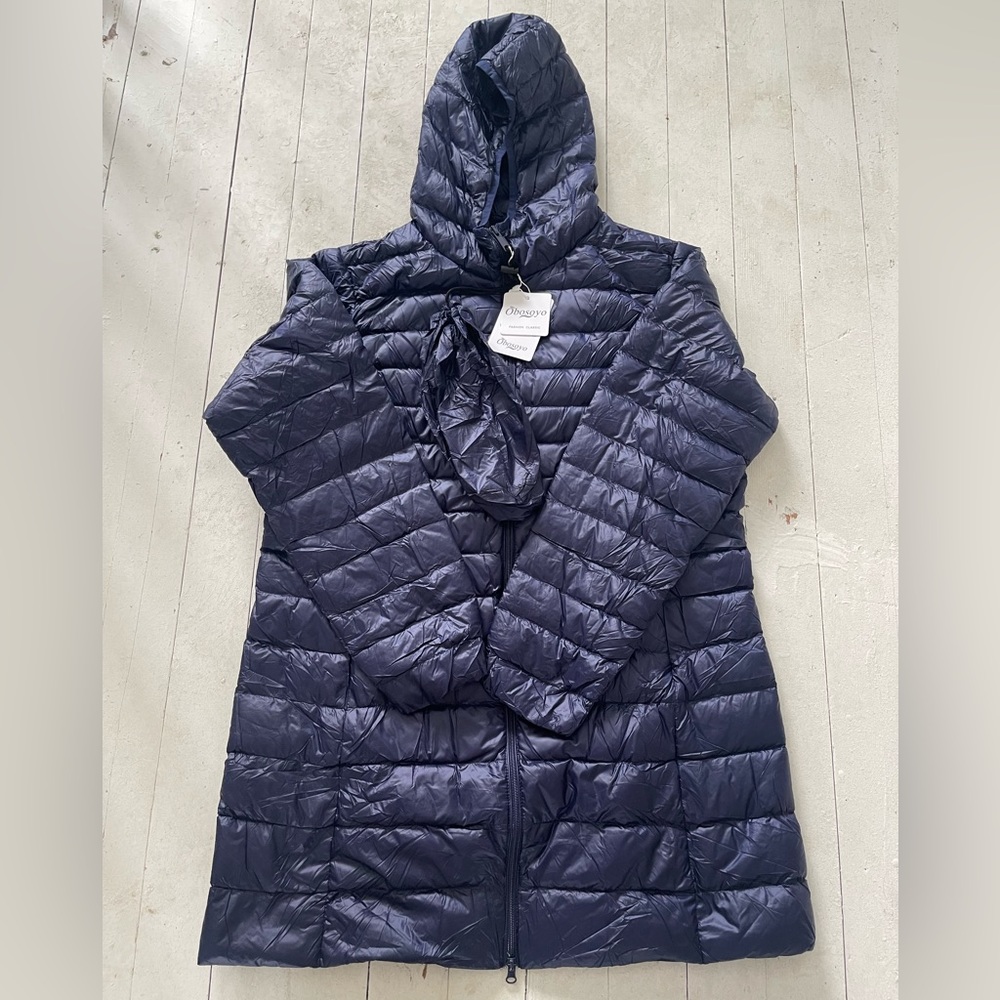 NWT. Obosoyo Women's Winter Packable Down Jacket. Size XL